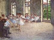 Edgar Degas Ballet Rehearsal oil painting picture wholesale